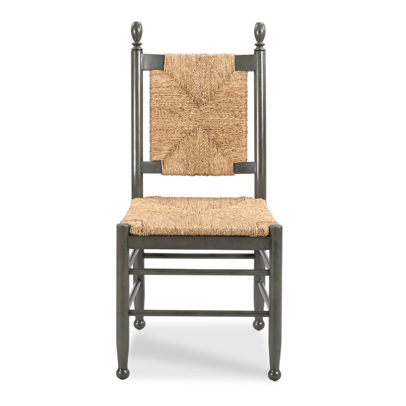 Solid Wood Dining Chair, Charcoal