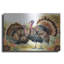  «Elegant Thanksgiving Turquie pair» par Nicole DeCamp, art mural en métal, 16 po x 12 po-775953532
