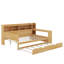 Lit de jour double avec tablettes, lit gigogne et bureau-425558917