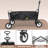 Heavy Duty Outdoor Utility Wagon Garden Carts