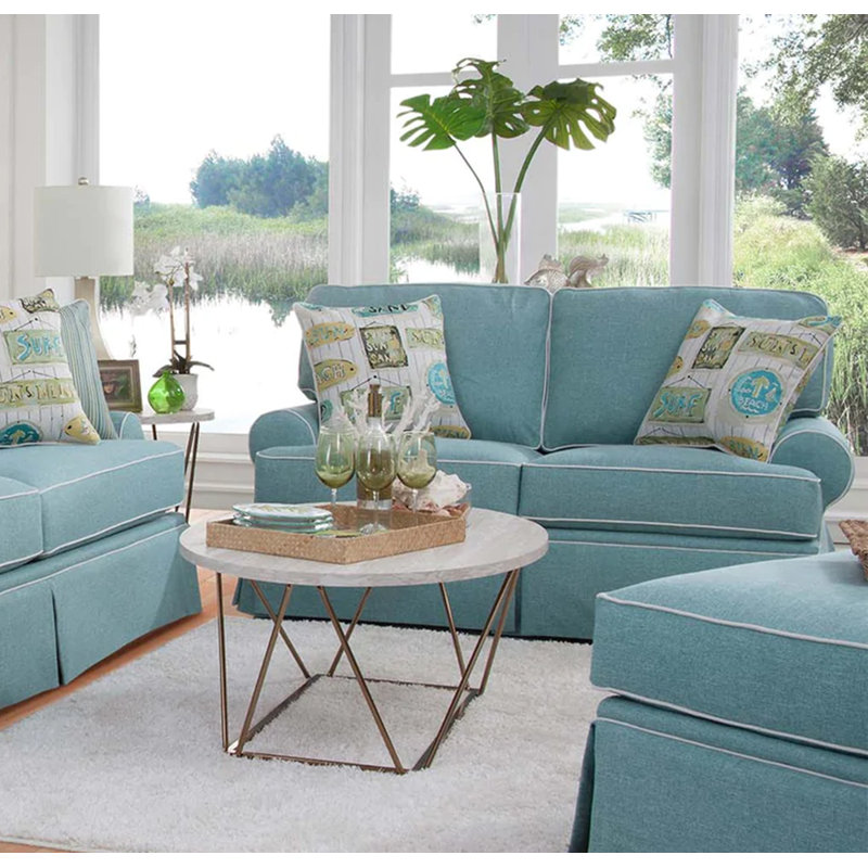 Damarni 69'' Slipcovered Loveseat