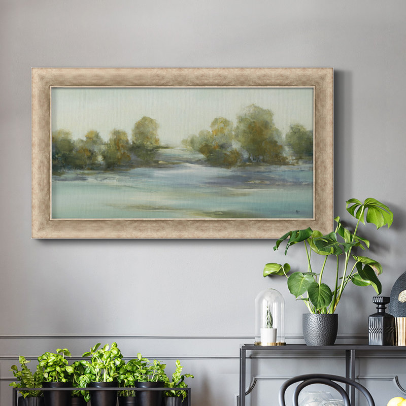 Impression sur toile tendue, "Cadre apaisant III", H 29 po x l 53 po x P 1,25 po