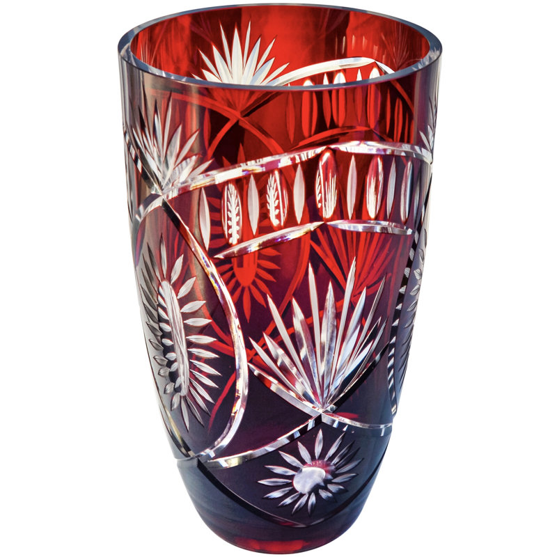 Handcrafted Crystal Table Vase