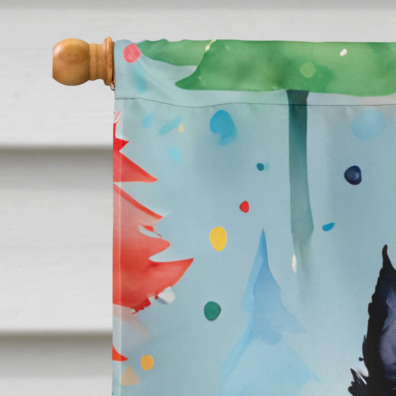 Double Sided Polyester Christmas, 40'' H x 28'' W