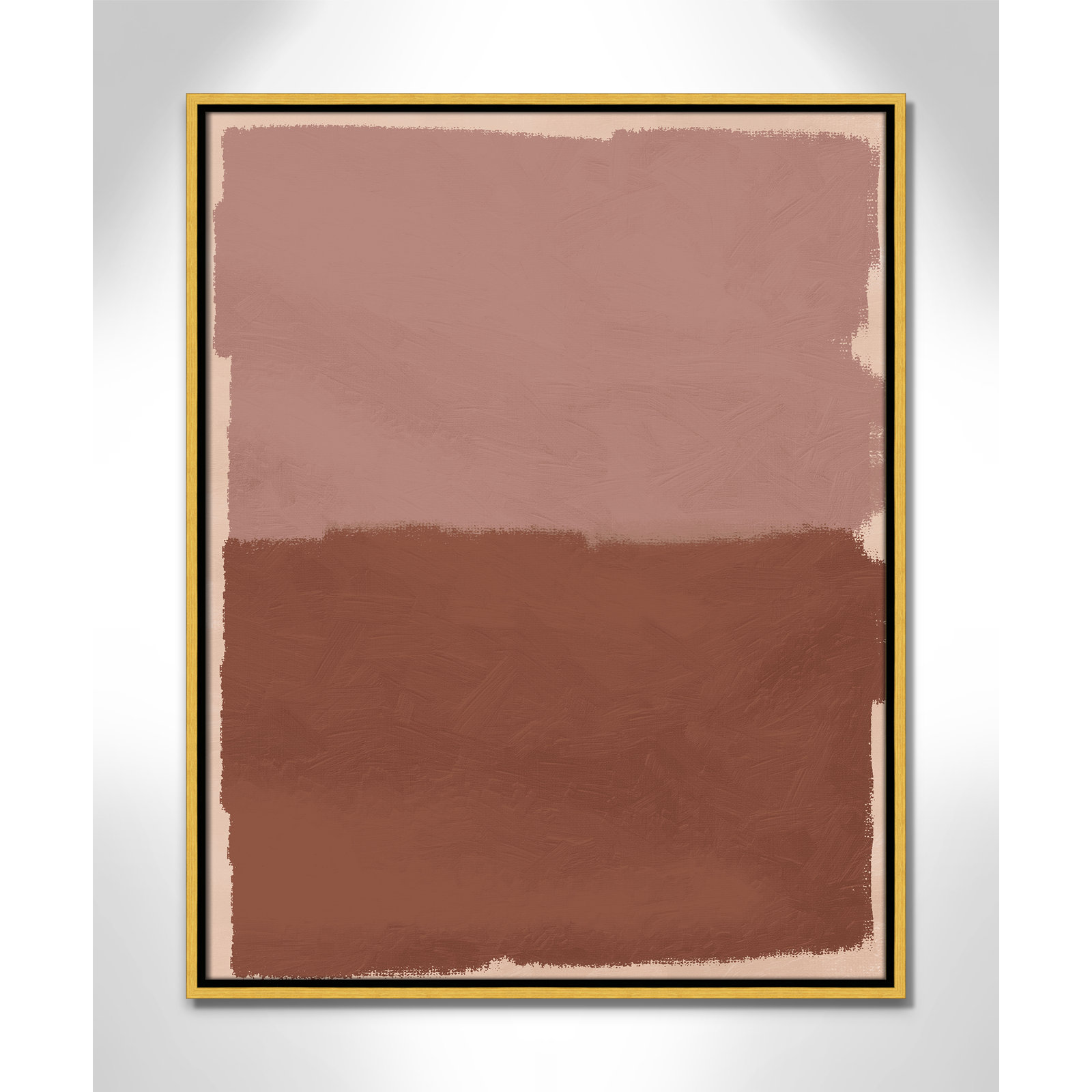 Hollow Delight Print by Marcus Prime, 23.5'' W x 29.5'' H, Gold Floater