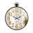 Burnell Round Mirrored Wall Clock