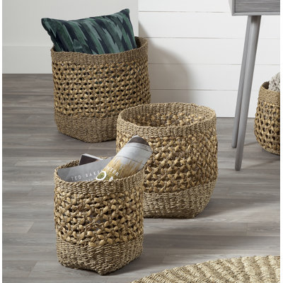 Bay Isle Home Seagrass Decorative Basket