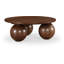 Table basse en placage de chêne Fitch-106912895