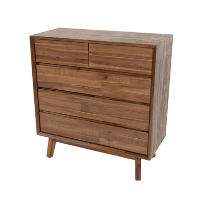 Seatonville 5-Drawer Acacia Chest