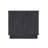 Horizon 22" Modern Nightstand with Easy Snap Assembly and 2 Full Extension Drawers in Charcoal Gray-1123397103