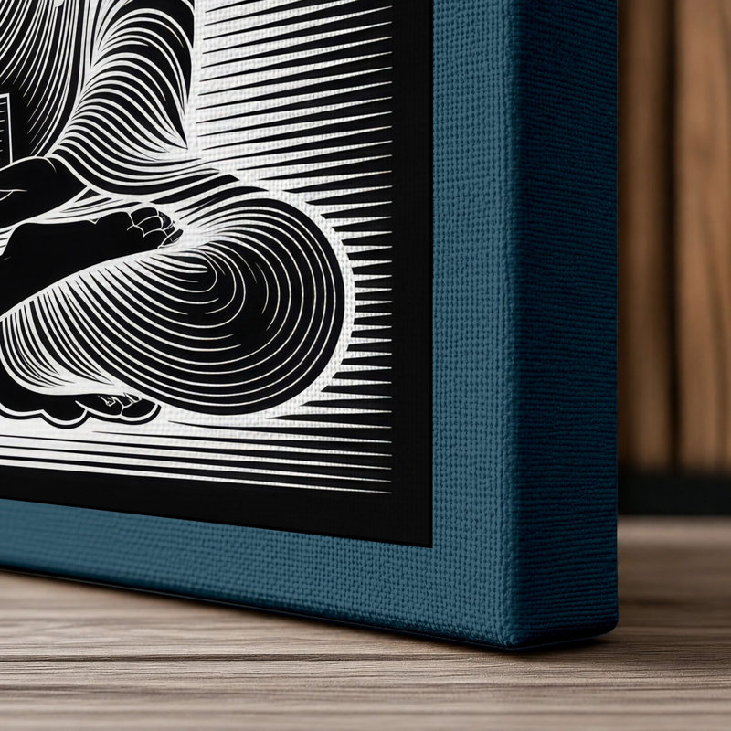 Print, 30x20 - 76.2 x 50.8 cm, Teal Border