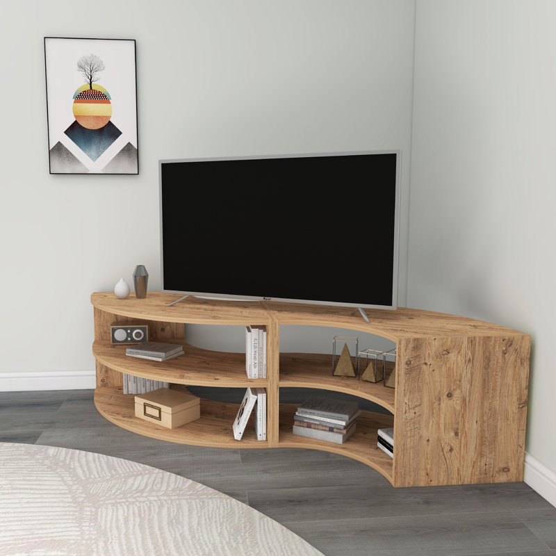 TV Stand for TVs up to 78", Atlantic Pine