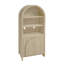 Garde-manger arqué, armoires de rangement en bois de ferme moderne, armoire de rangement arquée avec tablettes réglables, armoire polyvalente pour la cuisine, la salle à manger et le salon