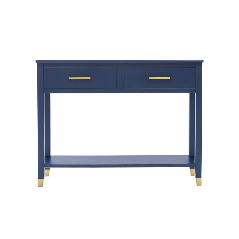 Ossian 105cm Console Table, Navy