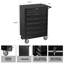 Armoire à outils à 7 tiroirs, coffre à outils en métal de grande capacité avec roulettes et verrous à cylindres, chariot à outils de rangement à roulettes pour garage, entrepôt, atelier-1357246749