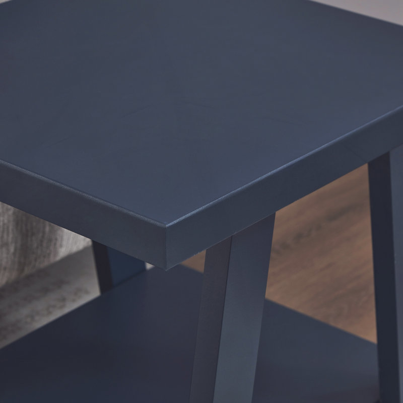 Table de bout avec tablette Contemporary, Navy, Navy, Navy
