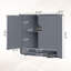 Armoire murale de salle de bain-1258487121