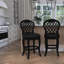 Selders Swivel Upholstered Counter Stool with Metal Frame-41669620