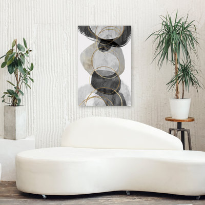 Circles And Geometric  Conglomerate II Art