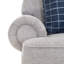 Fauteuil demi-largeur en polyester 57,5 po Hollowell