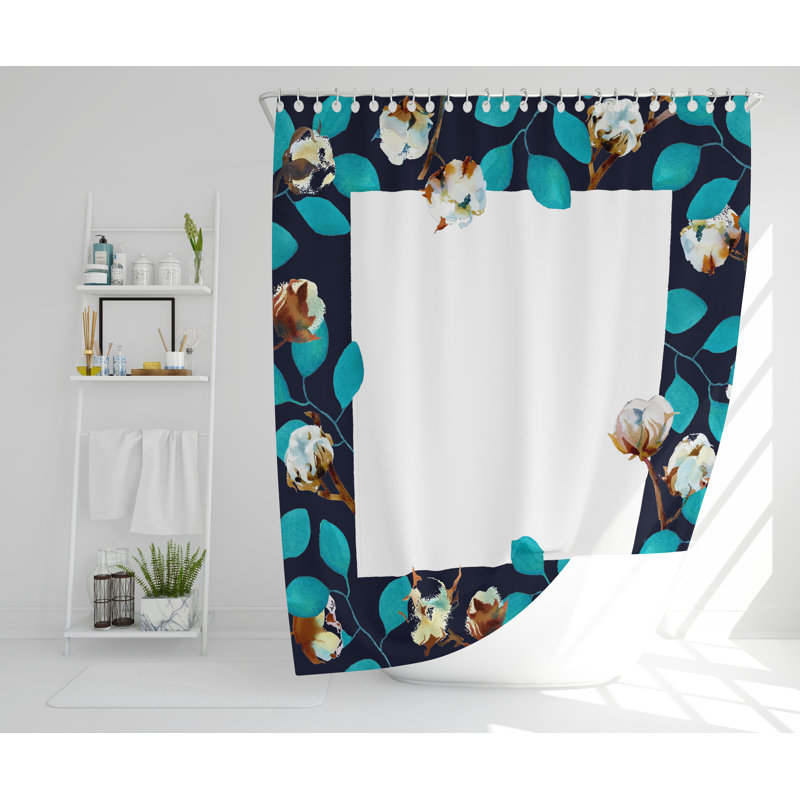 Bernartice Polyester Shower Curtain, 168cm H x 168cm W