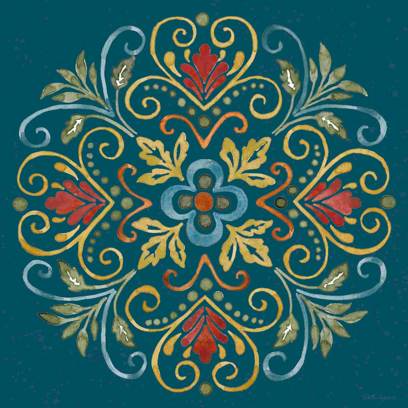 Motif méditerranéen VII, L 12 po x H 12 po