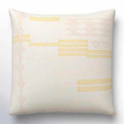 Mariposa Cotton Throw Pillow Square Pillow
