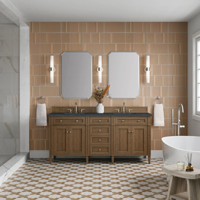 Meuble-lavabo double l 72 po Dussault