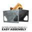 US Stove US15VP Portable Collapsible Rectangular Fire Pit