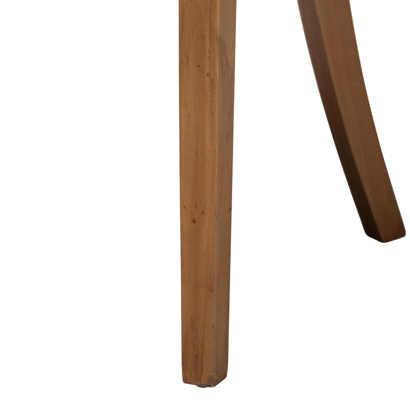 Chaise de salle à manger bali & pari Varen en jonc de mer et bois d'acajou