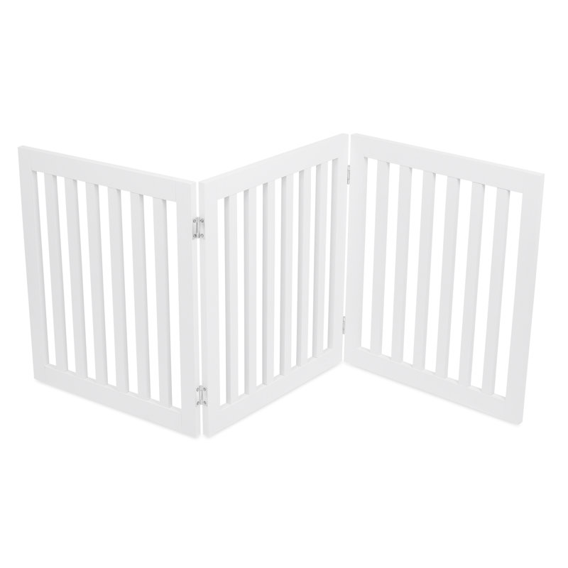 Barrière pour animaux autoportante, Blanc