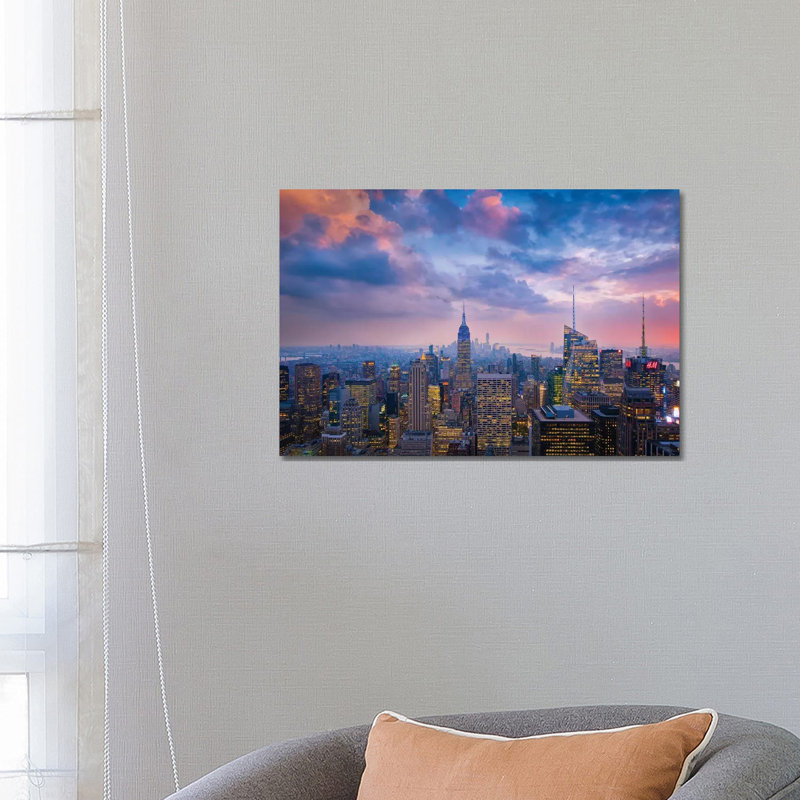 Top Of The Rock by Michael Zheng - Print on Canvas, 45.72cm H x 66.04cm W x 3.81cm D, Wrapped Canvas