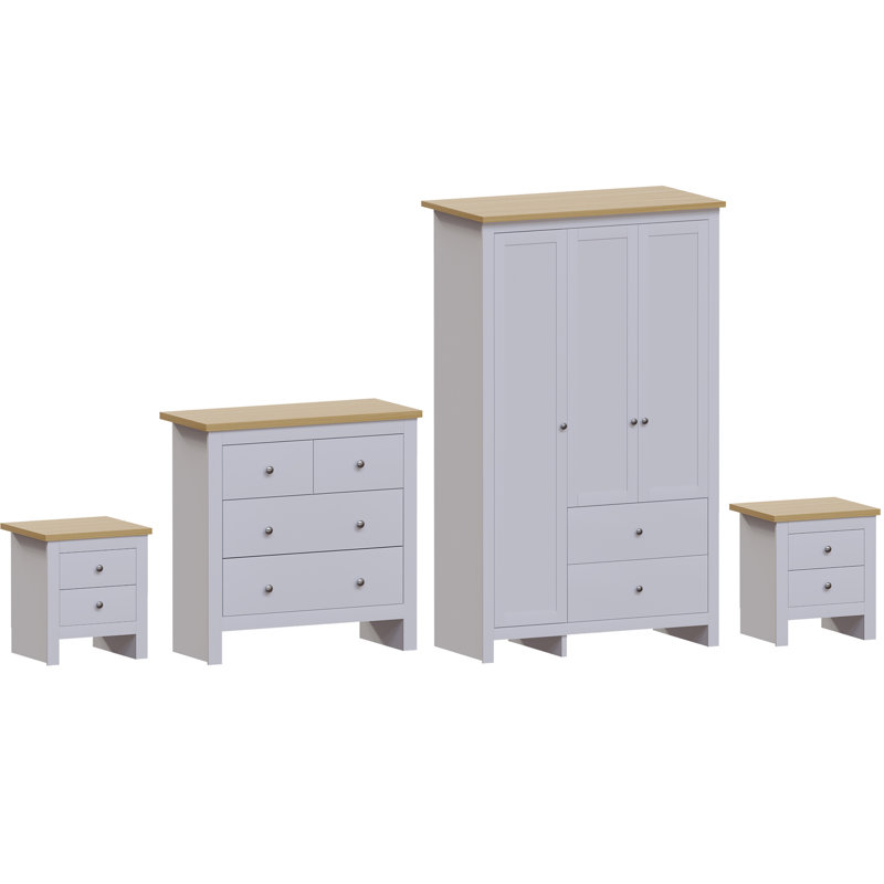 Skye Piece Bedroom Set, White