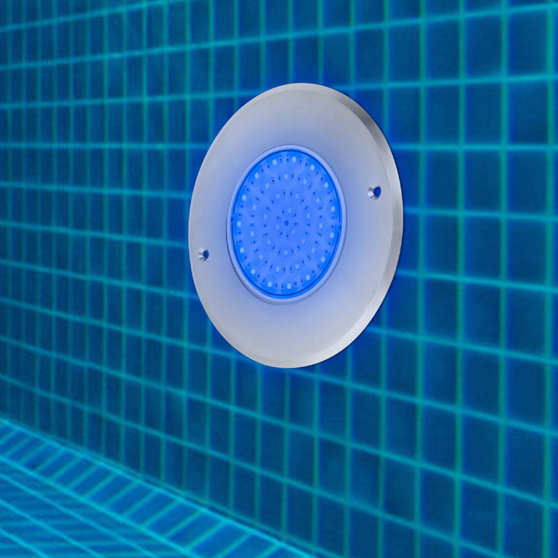 Silver Low Voltage Integrated LED Metal Well Light