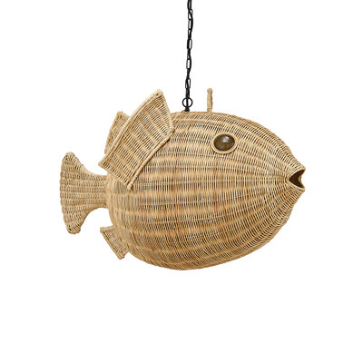 Luminaire suspendu fantaisie 1 lumière Wicker