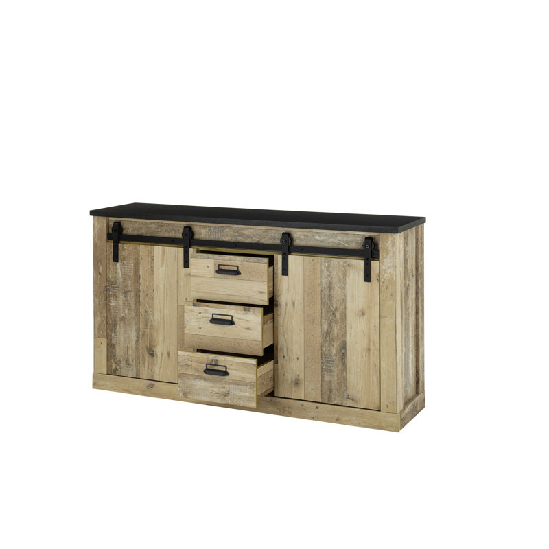 Jackeline 162cm Sideboard, Brown/Anthracite