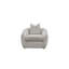 Chaise d'appoint avec coussin Carstens - Plage Mendocino