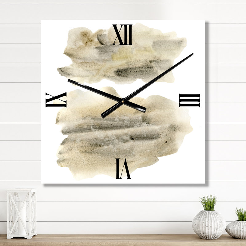 Horloge murale nuages, Moyen
