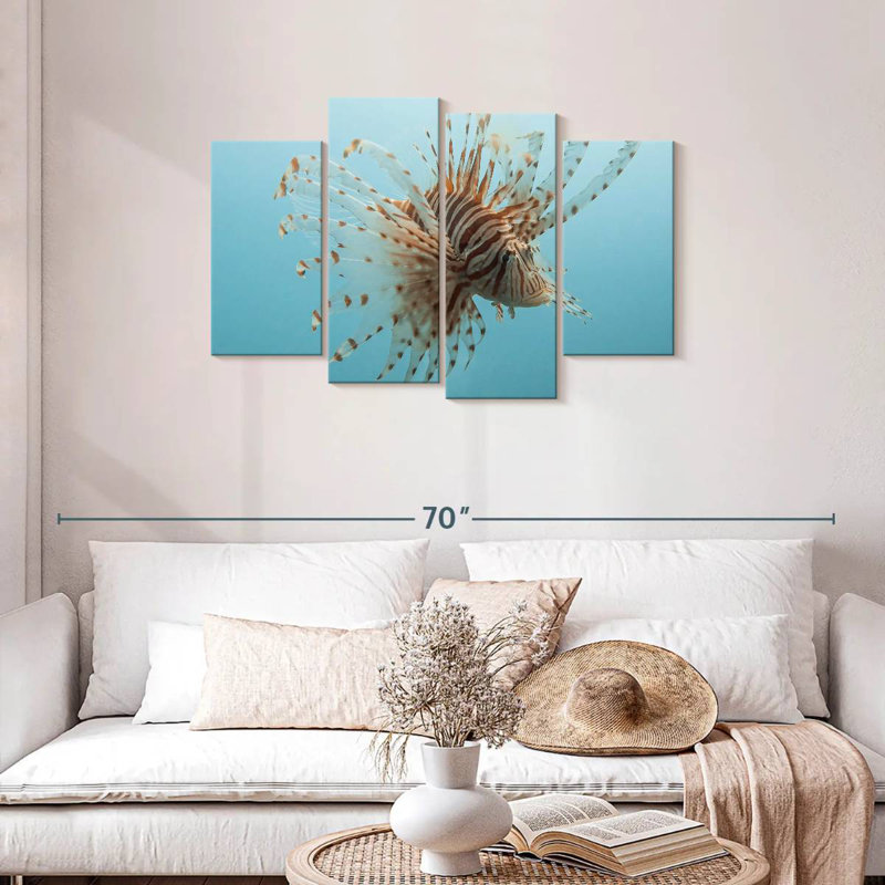 Brampt Underwater Lionfish Figure, 27" H x 43" W