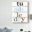 « linge lines ii », art textuel sur toile tendue-33514187