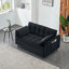 Canapé-lit rembourré avec coussin et poches-940401459