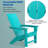 Catelynn HDPE Folding Adirondacks Chairs with Table (2 Chairs and 1 Table)-1699322941