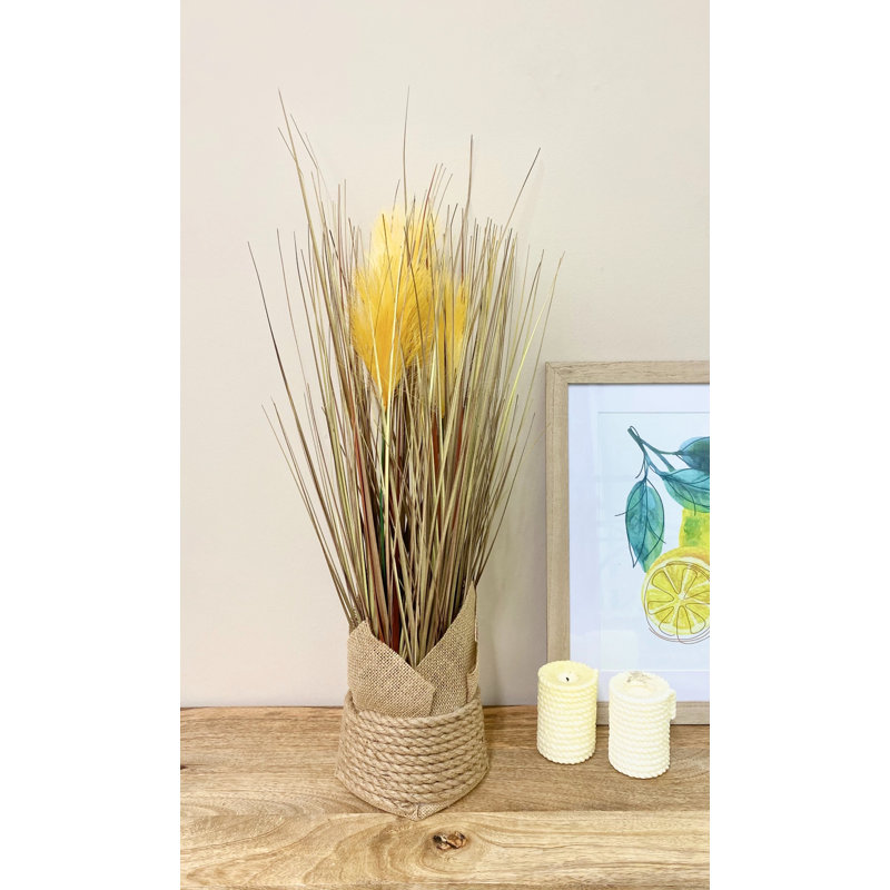 67 cm H Faux Pampas Grass Plant