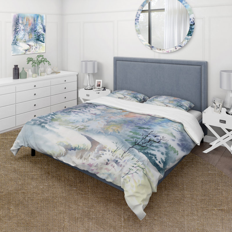 Trois tulipes roses et rouges - Ensemble de housse de couette traditionnel - Microfibre de polyester