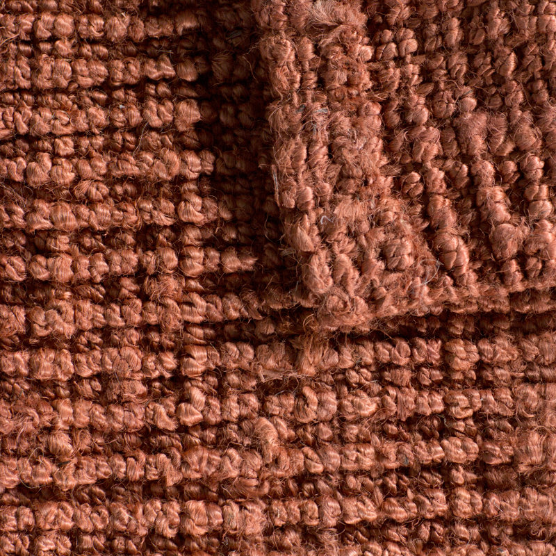 Solid Colour Jute / Sisal Hand Woven Area Rug, Rectangle 91 x 152cm