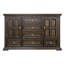Ensemble de chambre à coucher avec lit à panneaux, commode et miroir Temple Cloud-100929457-101947237
