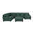 Green Genuine Leather
