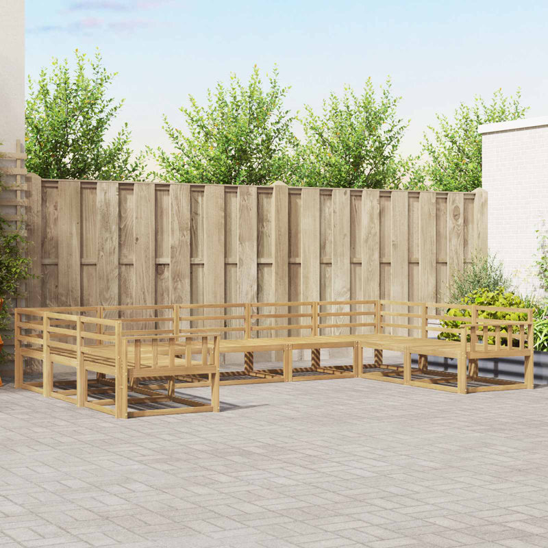 404cm Wide Patio Sectional Set