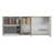 Nucla Wall Cabinet, Kitchen, White/Light Oak