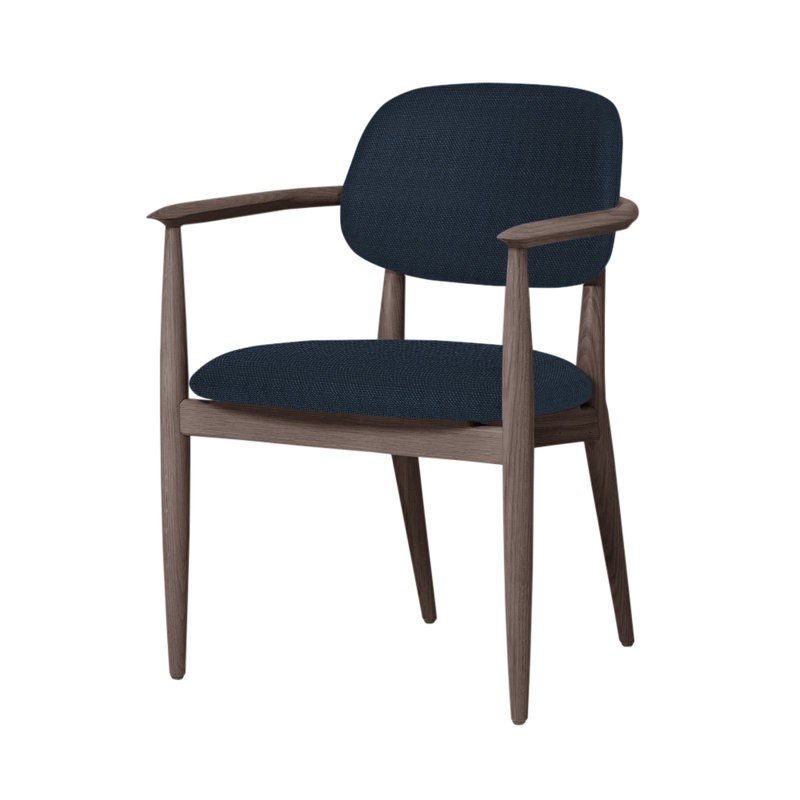 Slow Arm Chair, Main Line Flax MLF36, Soap Finished Walnut